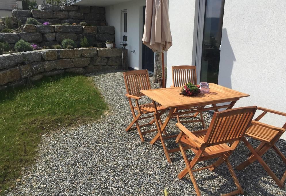 Ferienwohnung Im Laubgarten Ohningen Esterno foto